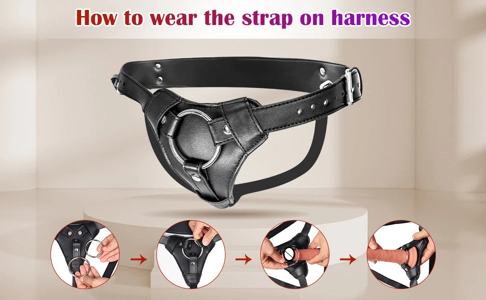 Wear Pants for Dildos Harness Adult Sex Toys for Women Men Pegging Strap On Dildo Harness