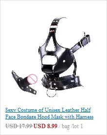 Bdsm Bondage Leather Strap Rope of Restraints Handcuffs with Cross Harness Lock for Fetish Adults Sex Games Erotic Accessories