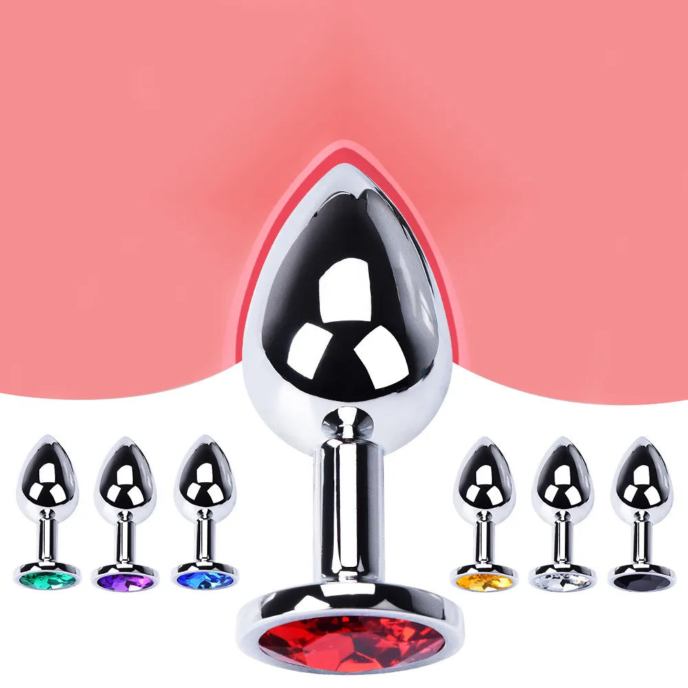 Anal Plug Sex Toys Mini Round Shaped  Metal Stainless Smooth Steel Butt Small Tail Female/Male Dildo Intimate Goods