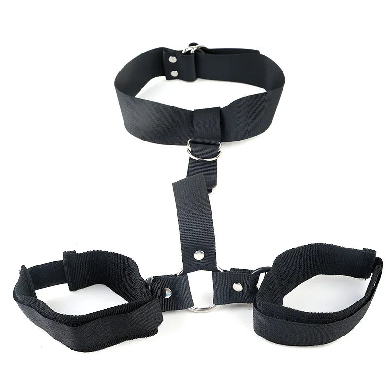 BDSM Bondage Slave Erotic Sexy Toys For Women Couples Leg Open Restraints Neck Handcuffs Ankle Cuff Straps Gags&muzzles Sex Shop