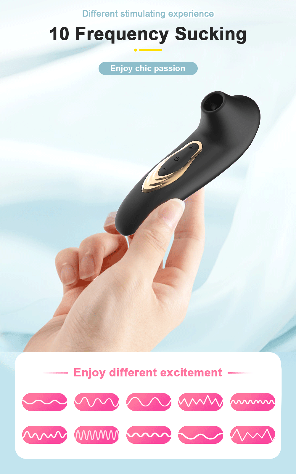 Sucker Clitoris Powerful Sucking Vibrator Female Clit Nipple Oral Vacuum Stimulator Massager Sex Toys Adults Goods for Women