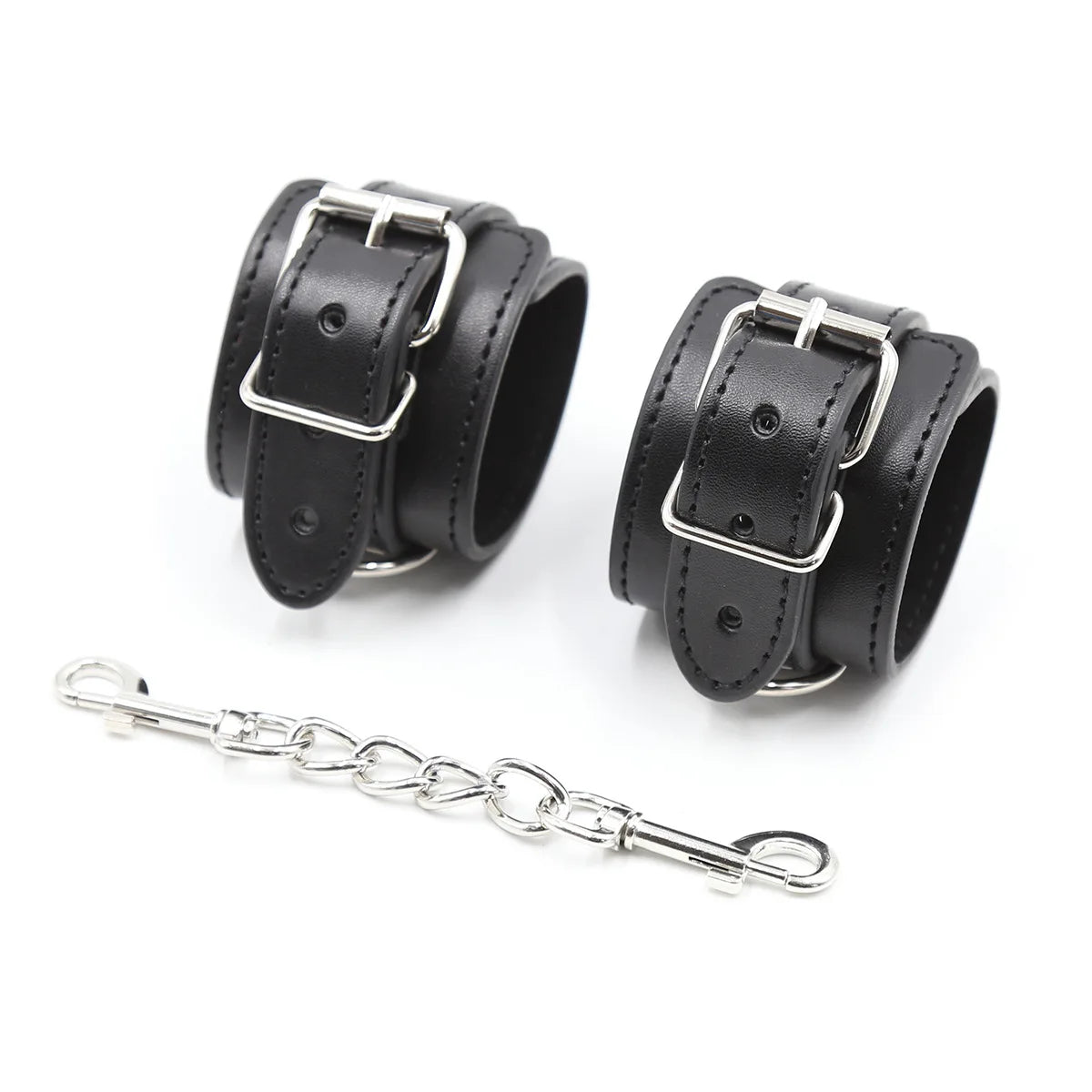 Bdsm Bondage Leather Strap Rope of Restraints Handcuffs with Cross Harness Lock for Fetish Adults Sex Games Erotic Accessories