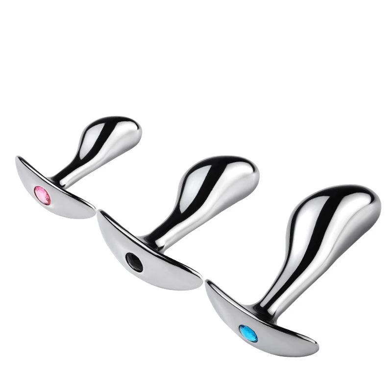 Metal Anal plug P Spot Stimulator Prostate Massager Butt Plug Wearable Sex Toys for Men and Women Dropshiping