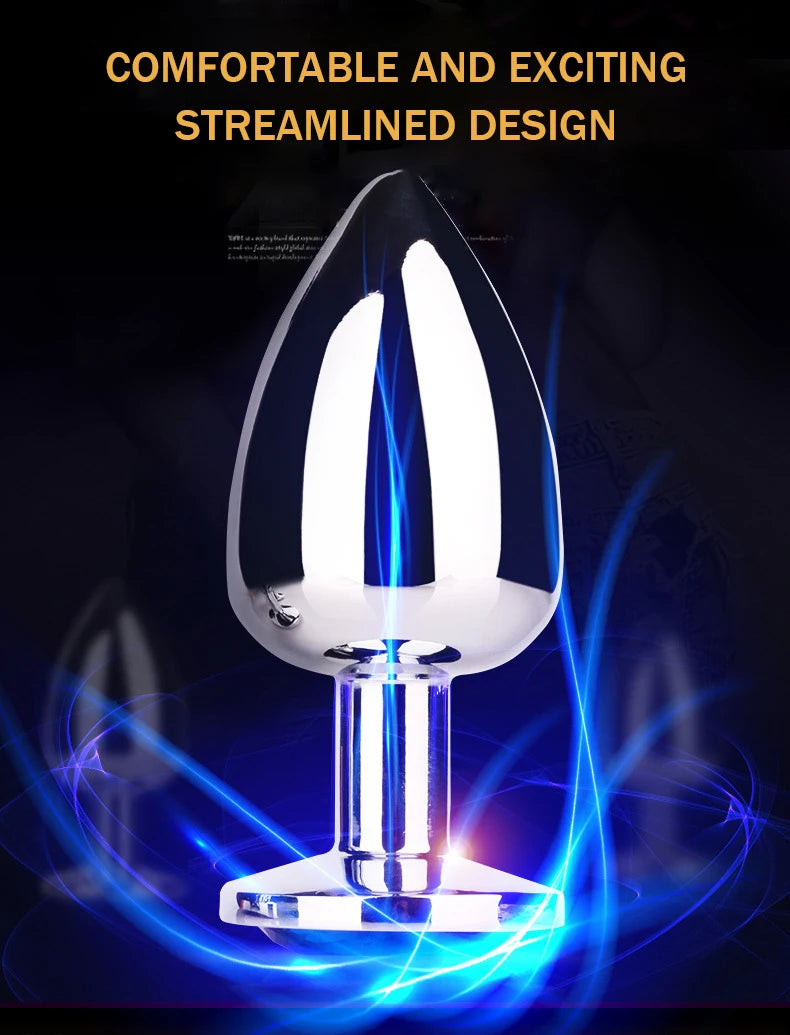 Anal Plug Sex Toy Butt Plug Anale Toys for Adults 18 Sexual Metal but Plug for Women Men Intimate Anal Cork Buttplug Tapon Anal