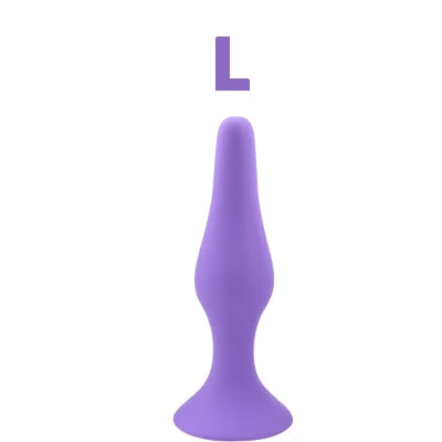 Anal Sex Toys for Men Women Black Anal Butt Plug for Beginner Erotic Toys Silicone Adult Products Prostate Massager