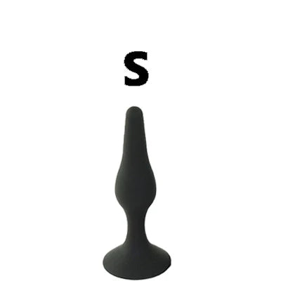 Anal Sex Toys for Men Women Black Anal Butt Plug for Beginner Erotic Toys Silicone Adult Products Prostate Massager