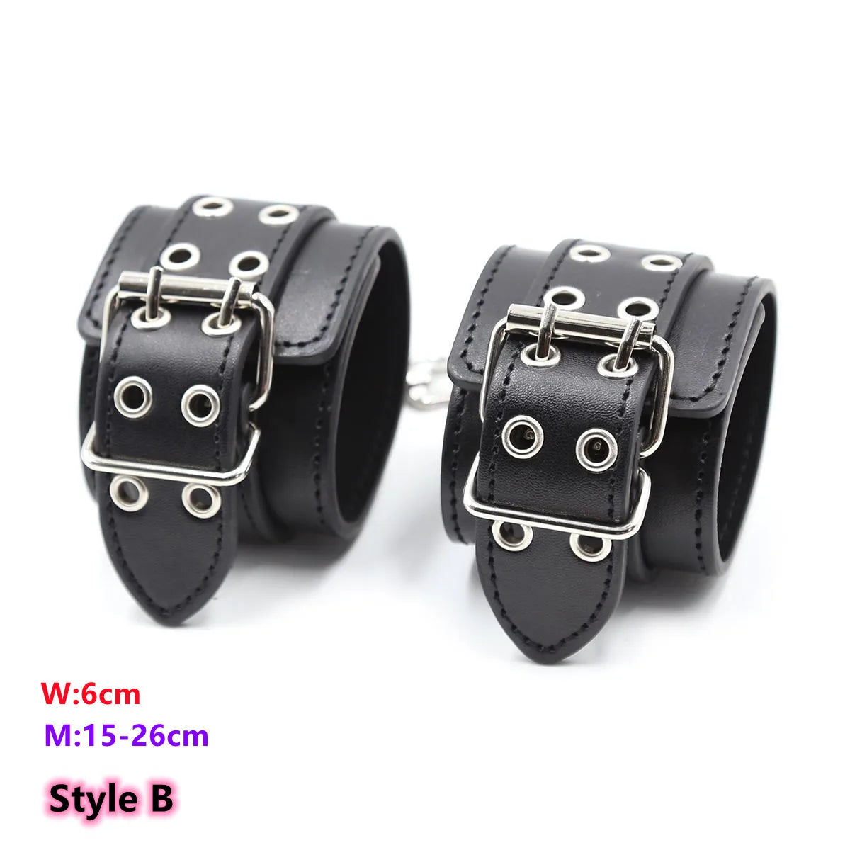 Bdsm Bondage Leather Strap Rope of Restraints Handcuffs with Cross Harness Lock for Fetish Adults Sex Games Erotic Accessories