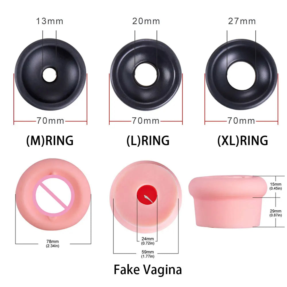 Enlarge Penis Pump Penise Enlargement Extender Sleeve Penis Vacuum Pump Sex Toys For Men Enhancer Male Cock Exercise Penis Toys