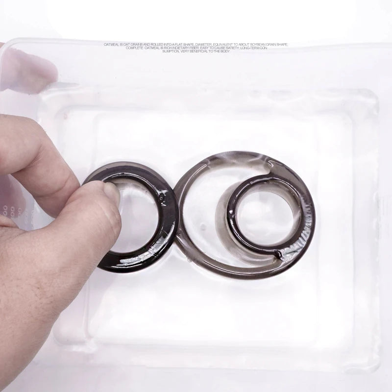 Penis Ring For Men Delay Ejaculation Erection Sex Product Scrotum Sleeve Dick Enlarger Ring Cock Cage Male Chastity Belt Sex Toy