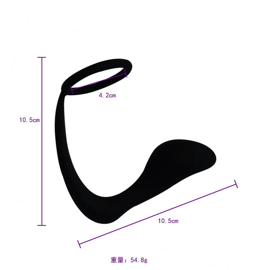 Anal Plug Prostate Massager G Spot Massage Black Sex Toys Vibrator Men Cock Ring Penis Prostata Masturbator Anal Butt Plug