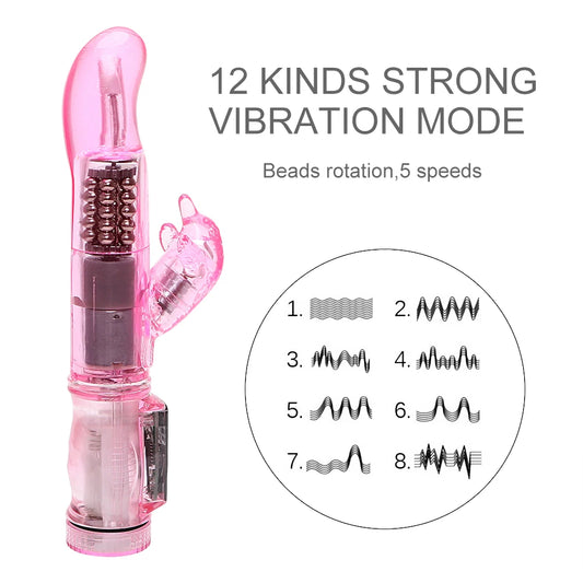 Erotii Rotate Dildo Rabbit Vibrator