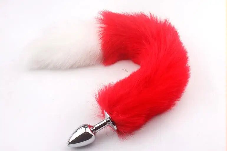 bdSM Dog Fox Tail Anal Plug sexy Toys Metal Fake Furry Butt Plug BDSM Flirt Anus Plug For Women role Games Product For Couples