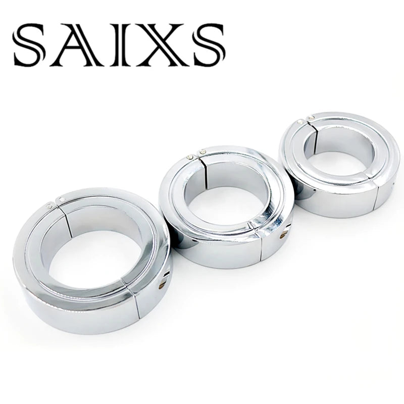 Penis Chastity Scrotum Pendant Ball Stretcher Retractable Penis Lock Cock Ring Delay Sex Toy For Men 38mm 44mm 50mm for choice