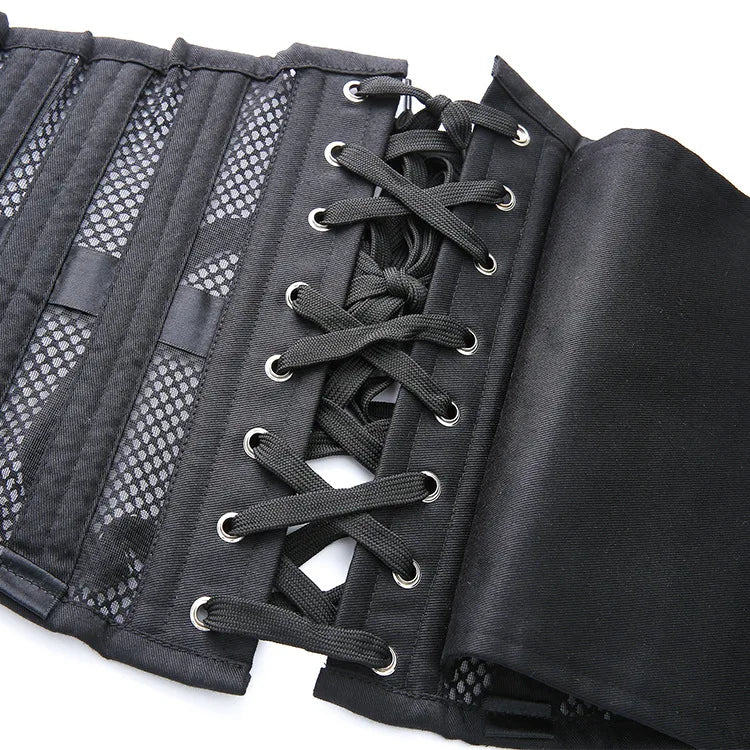 Short Torso Corset Underbust Gothic Corset Slimming Belly Sheath Hourglass Waist Trainer Body Shapewear Women Modeling Strap