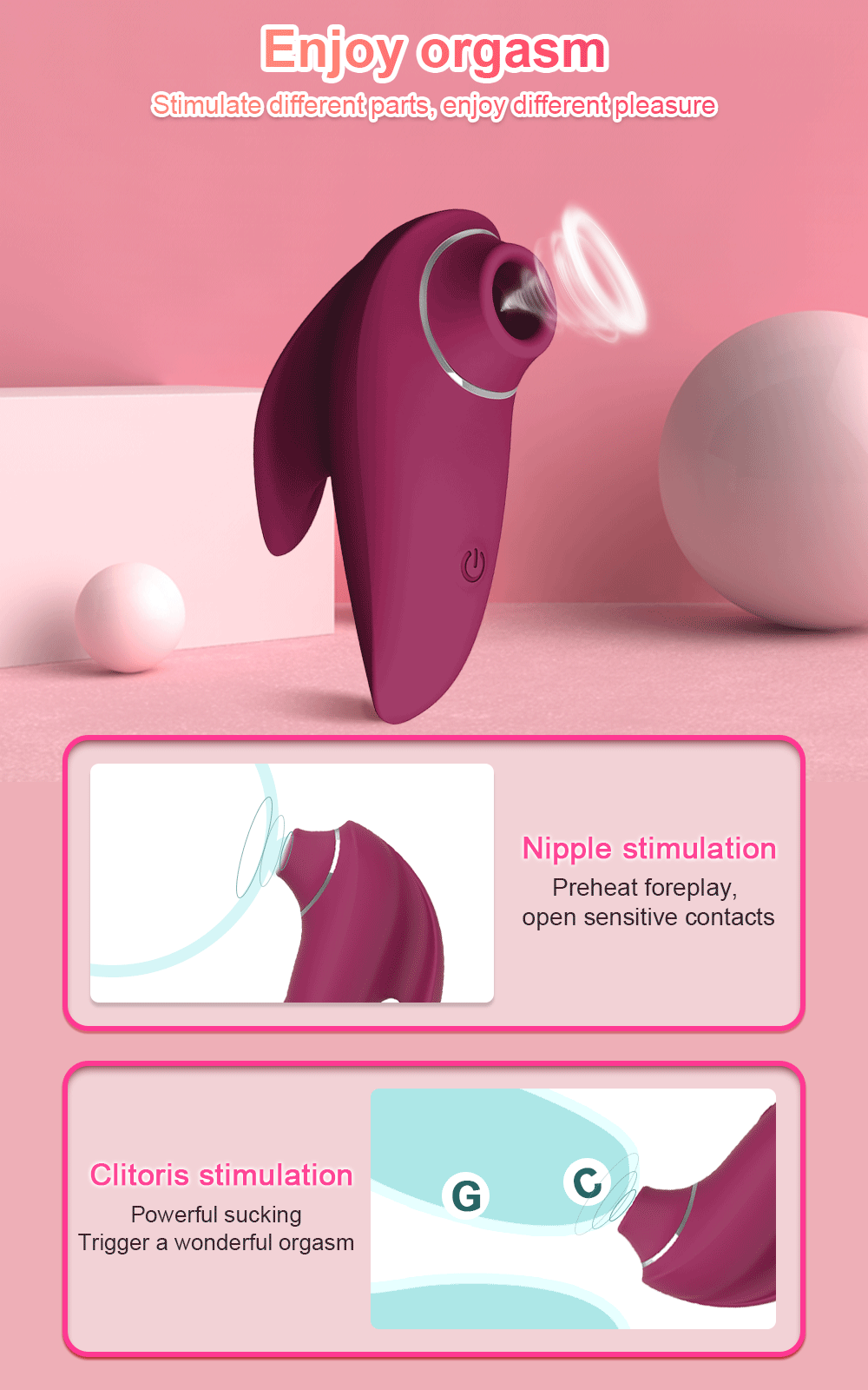 Sucking Vibrator Sex Toy for Women Vibrating clit Sucker Clitoris Stimulator Oral Vacuum Suction vibration for Female Adults