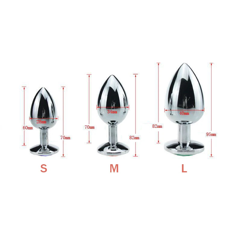 Anal Plug Sex Toy Butt Plug Anale Toys for Adults 18 Sexual Metal but Plug for Women Men Intimate Anal Cork Buttplug Tapon Anal