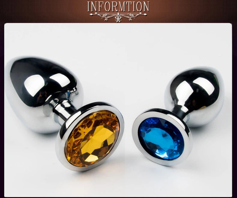 Anal Plug Sex Toy Butt Plug Anale Toys for Adults 18 Sexual Metal but Plug for Women Men Intimate Anal Cork Buttplug Tapon Anal