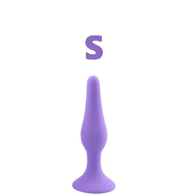 Anal Sex Toys for Men Women Black Anal Butt Plug for Beginner Erotic Toys Silicone Adult Products Prostate Massager