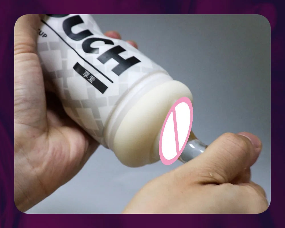 Male Masturbator Cup Soft Pussy Sex Toys Transparent Vagina Adult Endurance Exercise Products Vacuum Pocket Cup Sex Toys for Men