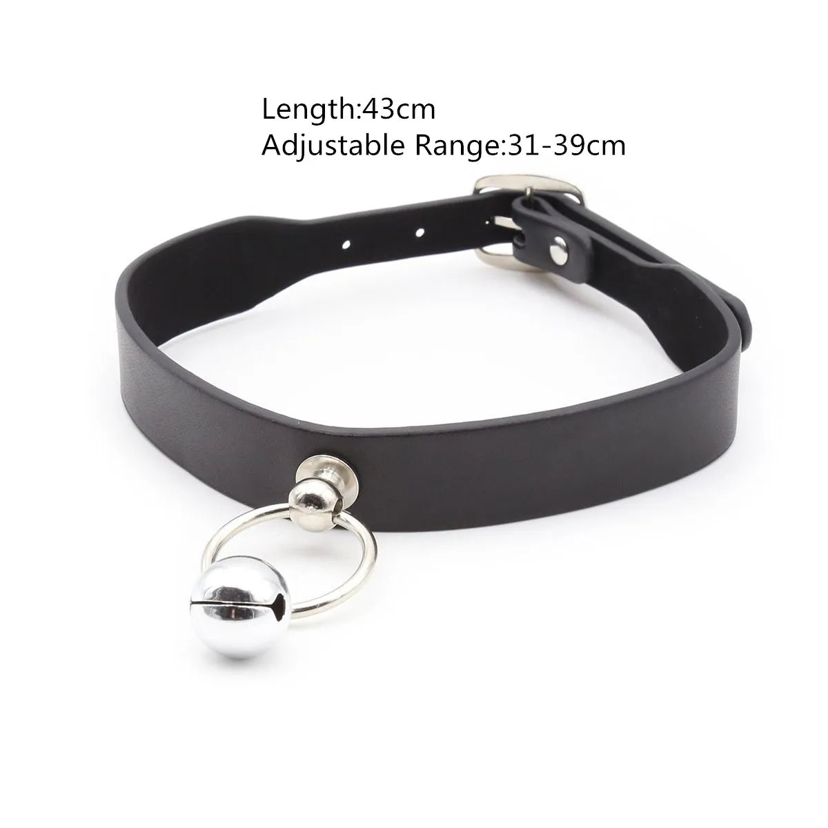 Sexy Leather Punk Rivets Necklace Accessories For Fetish Bdsm Collar Bondage Role Play Couples Flirting Men Women Gay Party Gift