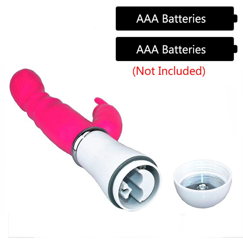 Powerful Rabbits Vibrators Vagina Clitoris Stimulator Double Head G-Spot Massager Sex Toys For Women Female Masturbator Sex Shop