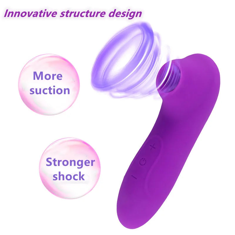 Clit Sucker Vagina Sucking Vibrator Female Clitoris Vacuum Stimulator Nipple Sex Toys for Adults 18 Women Masturbator Product