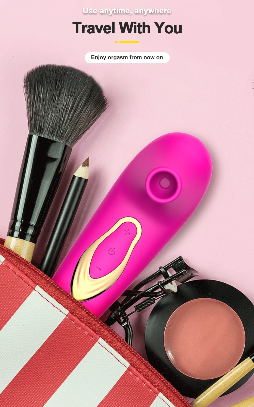 Sucker Clitoris Powerful Sucking Vibrator Female Clit Nipple Oral Vacuum Stimulator Massager Sex Toys Adults Goods for Women