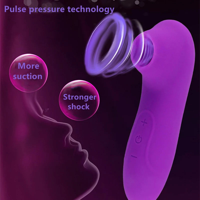 Clit Sucker Vagina Sucking Vibrator Female Clitoris Vacuum Stimulator Nipple Sex Toys for Adults 18 Women Masturbator Product