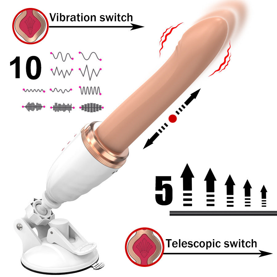 Sex Machine Automatic Thrusting Dildo for women Vibrator Vaginal G Spot Massager Retractable Pussy Adults Sex Toys Hands-Free