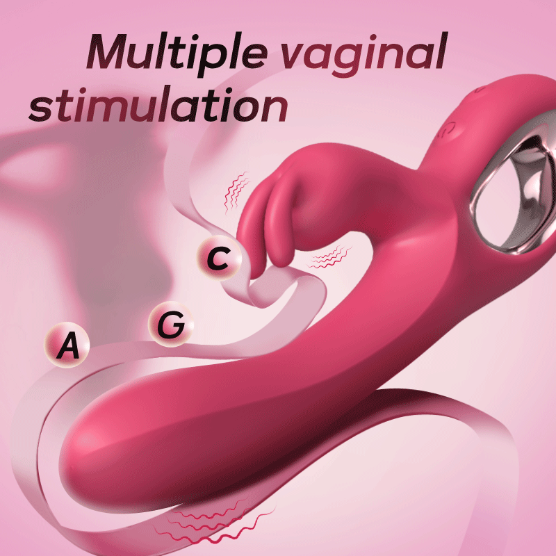 Rabbit Vibrator for Women Powerful G Spot Female Clitoris Stimulator Vagina Nipple Massage Dildo Silent Adults Sex Toy