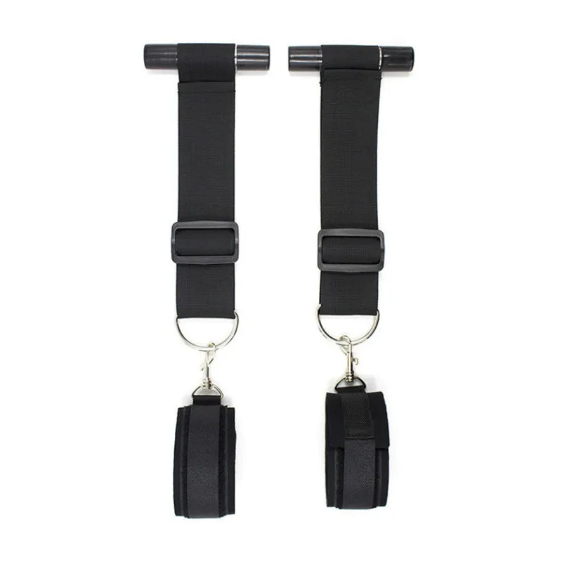 BDSM Harness Adjustable Handcuffs Hanging On Door Sex Bondage Restraints Flirting Sex Toys For Woman Bondage Gear Adult Sex Shop