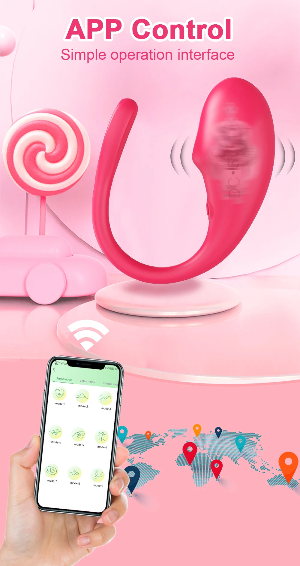 APP Controlled Vaginal Vibrators G Spot Anal Vibrating Egg Massager Wearable Stimulator Adult Sex Toys for Women Couples
