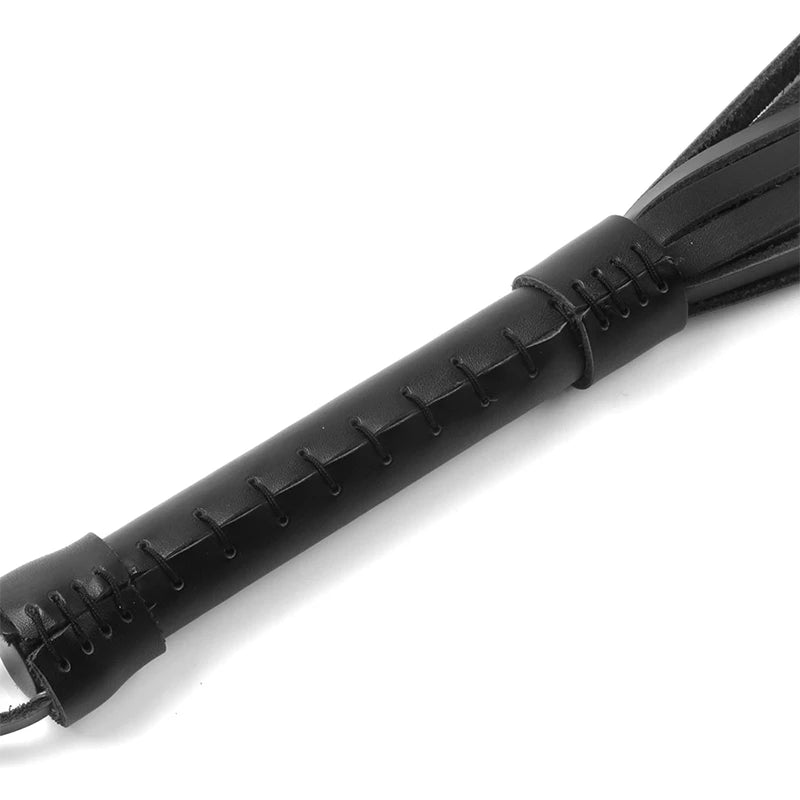 Erotic Leather Flogger BDSM Butt Whipping Adult Sex Games Flirting Crop Outdoor Training KnightHorse Whips Party Supplies