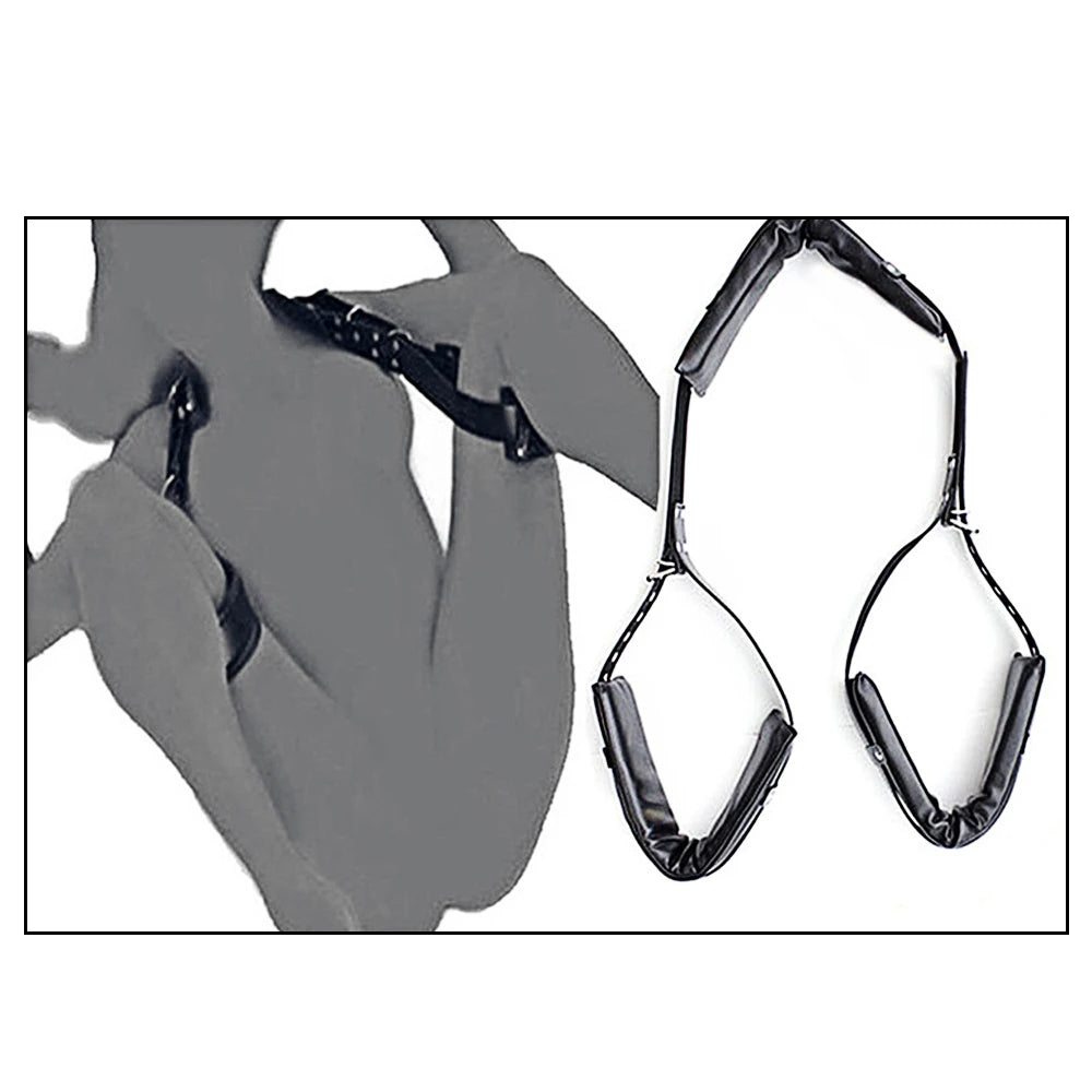 BDSM Neck to Wrist Restraints Bondage Set Adjustable Bondage Set Bed SM Games Play Sex Toys for Women Couples ﻿Adult Goods 18+