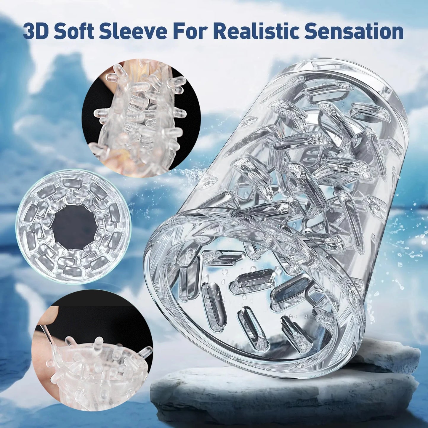 Automatic Male Masturbator Penis Pump With 10 Rotating Thrusting Modes Blowjob Pocket Pussy Sex Machine Adult Toy Male Vibrator