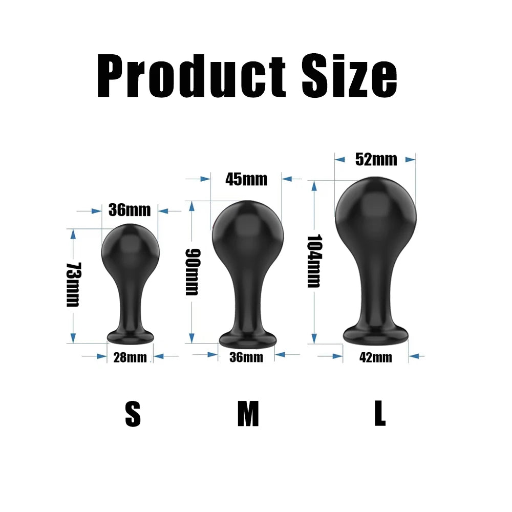 Anal Beads Sex Toys for Women Anal Sex Toy Gay Anus Dilator Men Prostate Massager Smooth Silicone Butt Plug for Couples Sex Shop