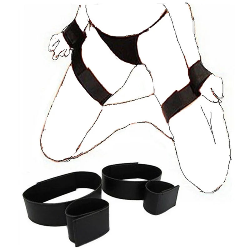 BDSM Couple Nylon Sex Toys Bondage Gear Restraints Women Collar Fetish Sex Products Adult Games Slave Neck Handcuffs Sexshop