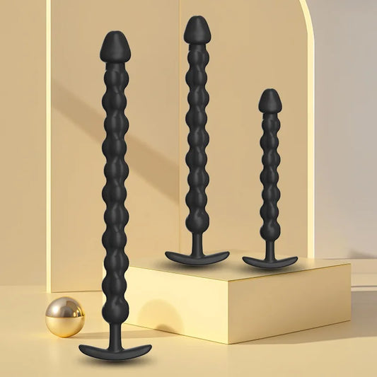 Anal Beads Long Size Anal Plug Male Female Anal Vibrator for SM Play Adult Sex Toy for Sexual Training Adult Anal Sex Toy