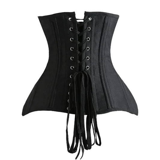 Adjustable Steel-Boned Underbust Corset