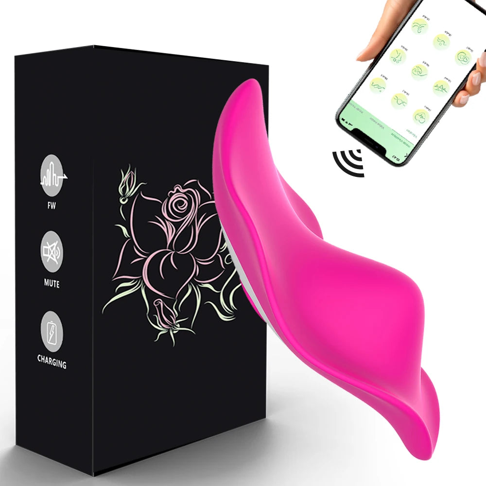 Adults Sex Toys Clitoris Stimulator Vibrator APP Control Women Wearable Clit Stimulator Massage Female Magnetic Panties Wear