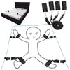 Bdsm Bondage Set 18 Adult Sexy Erotic Accessories Adjustable Bandage Handcuffs And Footcuffs Bed Sex For Woman Couples Toys