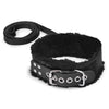 BDSM Collar Leather And Leash Plush Fetish Bondage Sex Necklace SM Toys Restraints Sex Toys For Adults Couples Games