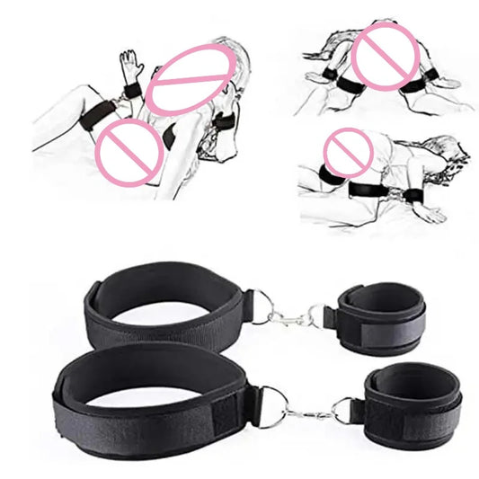 BDSM Bondage Restraints Handcuffs Shackles Erotic Accessories Adult Games Erotic Sex Toys For Woman Couples SM Fetish Slave