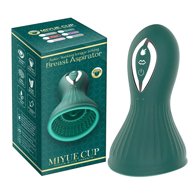Nipple Sucking Vibrator Sex Toy Breast Clitoral Stimulator Tongue Vibration Clit Auto Sucker Orgasm Massager for Female Pleasure