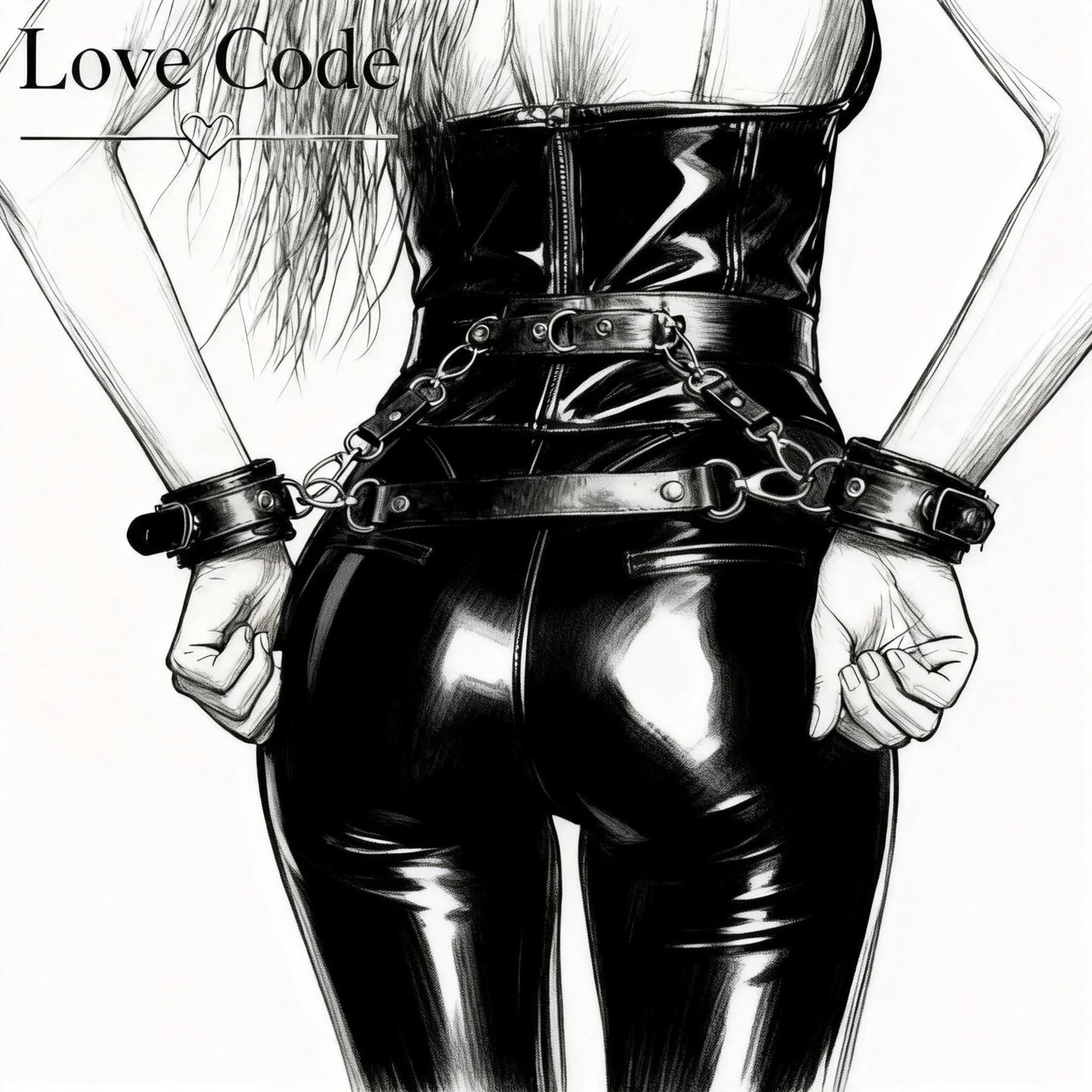 BDSM Bondage  Women's Pop Punk Belt Binding Belt  Handcuffs Bondage Kit  Role Sex Toys For Couples