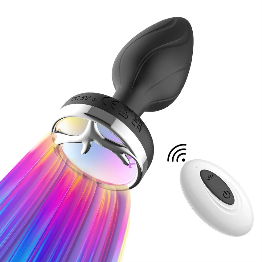 360° Rotation Wireless Control Anal Vibrator APP Bluetooth Butt Plug Men Prostate Massager Male Ass Anal Adult Sex Toys Couples