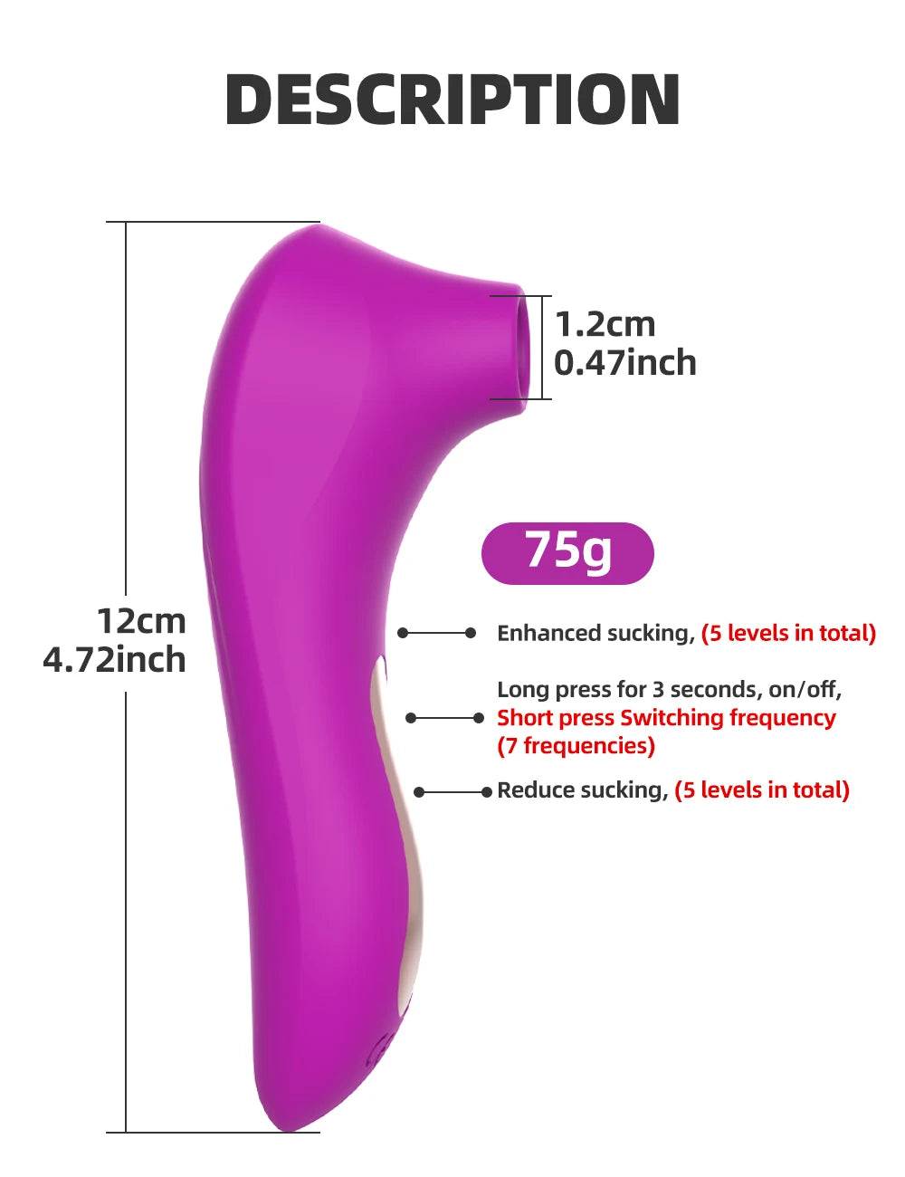 Powerful Sucking Vibrator Female Clitoris Nipple Oral Vagina Vacuum Stimulator Massager Sex Toys Adults Goods for Women