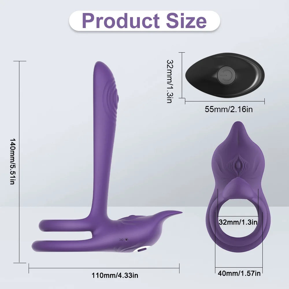 Male Penis Rings for Delay and Ejaculation Control Unisex Vibrating Penis Masturbator Cock Rings Adult Product Sex Toys for Men