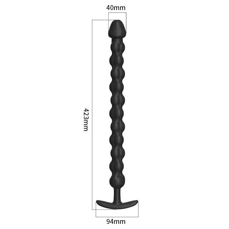 Anal Beads Long Size Anal Plug Male Female Anal Vibrator for SM Play Adult Sex Toy for Sexual Training Adult Anal Sex Toy