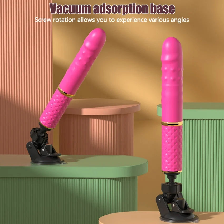 Masturbation Sex Machine for women Automatic App Retractable Vibrator Dildo G-Spot Vaginal Clit Stimulation Massage Adult Produc